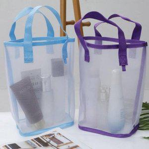 메쉬에코백 방수숄더백 바캉스백 방수토트백 여름