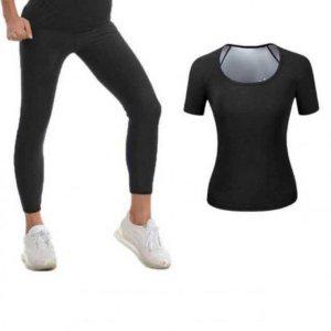 우먼 아침 베이직 조깅 짐웨어 스타일링 땀복 구성세트 살빠지는옷 땀복하의 헬스장 타이즈스포츠웨어