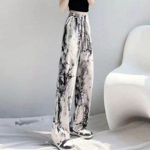 프레시 S/S 여성용 바텀스 아이스터치 파자마 릴랙스핏 할머니 보텀 수면복 면바지밴드라인 베스트