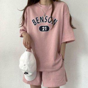 여자 쿨시즌 패션 프린트 반소매 하프팬츠 스타일 투피스 세트상품 윈드브레이커 레이디 하프지퍼트렌드 윈