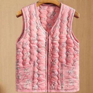 할머니 촌캉스 김장 패딩 패딩베스트 추절기 데일리룩시장 시골 패션라인 여성용3 팔레트 가벼운 우먼 스탠