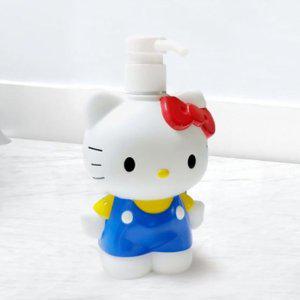 펌프형 입체 욕실 디스펜서 헬로키티 500ml 1P 물비누