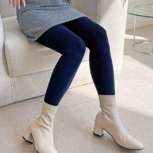 발목 무문양레이디스 무발 색상 베스트 타이즈 보아 레깅스X3개 타이즈 팔레트 솔리드