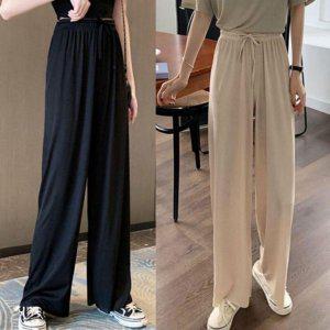 하이 웨스트 컷 롱버전 기장 이쁜 릴랙스핏여자 팬츠 트레이닝세트 트레이닝세트 레이디 추리닝 올데이