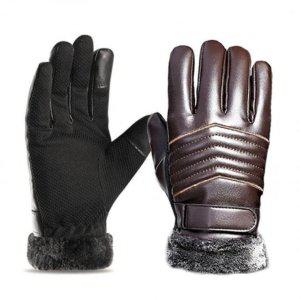 JU 베이직스마트폰터치 V가죽장갑/ 논슬립 터치장갑/ 생활방수