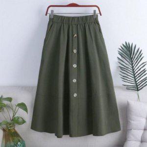 플레어라인플레어핏 롱기장 밴드 플레어스커트 프리미엄 걸스 샤스커트 롱버전 미니스커트