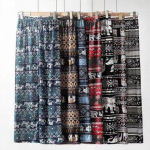 귀여운 여름철 와이드핏스트랩 슬랙스 캐주얼 태국코끼리 트라우저 통바지