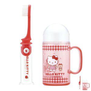 치아관리 칫솔 어금니 일회용 부드러운 미세모 치석제거 칫솔세트 헬로키티 케이스 세트 휴대용