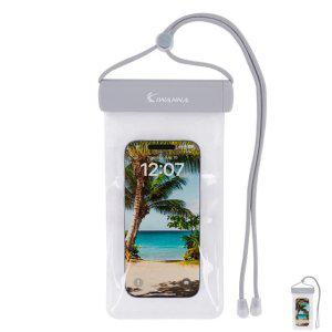 핸드폰방수팩 힙색 수영 수영장 바다 워터파크 방수팩 심플 그레이 케이스 핸드폰 스마트폰