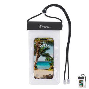 핸드폰방수팩 힙색 수영 수영장 바다 워터파크 방수팩 심플 블랙 케이스 핸드폰 스마트폰