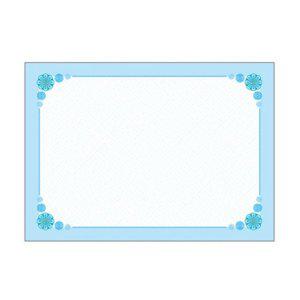 JMds 가꿈 상장용지 A4 상장 무제 칼라 와당 파랑 (50매입) (NO.683) 졸업식 상장 만들기