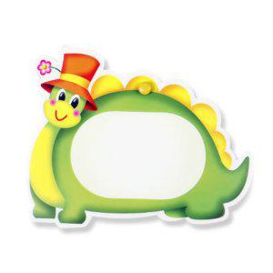 JMds 가꿈 명찰 PP 목걸이 공룡 (10개입) (NO.052) 초등학교 유치원 어린이집 입학 이름표