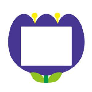 JMds 가꿈 명찰 튤립 (보라) (10개입) (NO.017) 초등학교 유치원 어린이집 입학 이름표