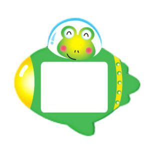 JMds 가꿈 명찰 우주선 (초록) (10개입) (NO.005) 초등학교 유치원 어린이집 입학 이름표