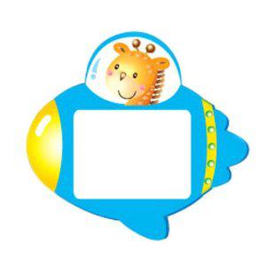 JMds 가꿈 명찰 우주선 (파랑) (10개입) (NO.001) 초등학교 유치원 어린이집 입학 이름표