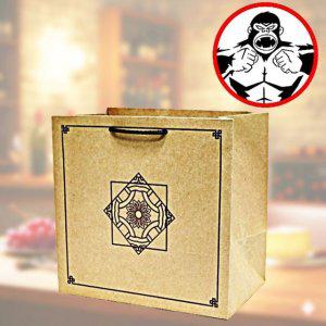 튼튼 쇼핑가방 크라 전통 도시락 30 23 27cm 1묶음50장