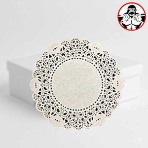 튼튼 포장소모품 화이트 도일리페이퍼 6.5 17CM