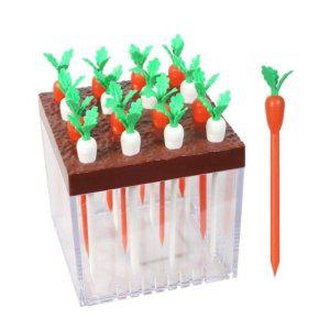 과일 디스플레이 포크 대형 채소 꽂이 신선한 디자인 소품