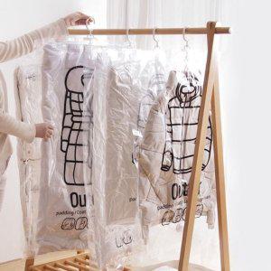 진공 압축 옷걸이팩 특대형 방습 패딩 보관용 자켓 수납팩