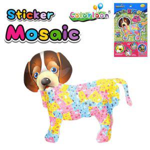 공예 스티커 미술놀이 컬러룬 모자이크 유아미술