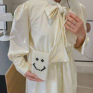 비즈 구슬가방 미니진주백 1COLOR 크로스백