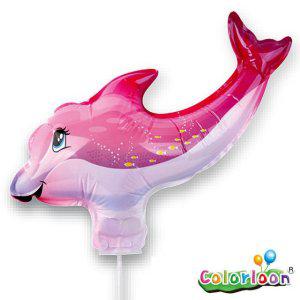 컬러룬 스티커 미술놀이 아동 캐릭터풍선 돌고래