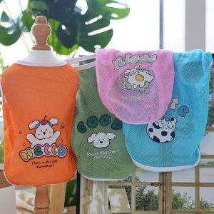 강아지 큐트 메쉬 쿨링 나시티 1P 시원한 티셔츠 여름