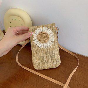 니트크로스백 여성미니백 핸드폰 라탄 여행 여성