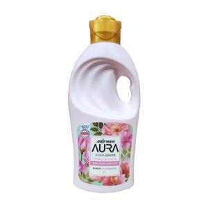 섬유유연제 초고농축 아우라 샤프란 향기 1L 부드러운 세탁 용품