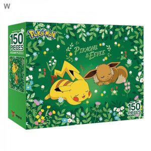 퍼즐 게임 숲속 피카츄와 이브이 직소 어린이 취미