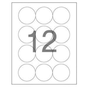 다목적 라벨 스티커 20매 12칸 분류 정리 용지 인쇄용
