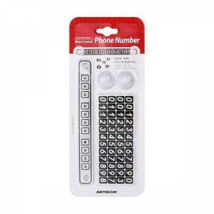 차량 주차 알림판 투명 전화번호 케이스 회전 번호판 자동 표시판