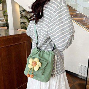 귀여운가방 연그린 휴대폰가방 가벼운 가방 여성여행용크로스백 귀여운크로스백