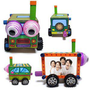 유치원미술 사진액자 자동차 어린이용 유아 미술