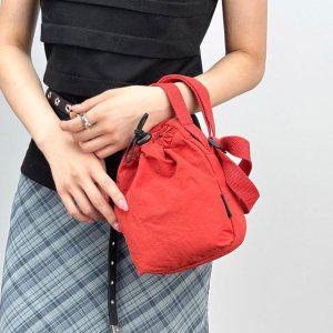 스트랩조임백 산책가방 조리 여성캐주얼크로스백 비알 크로스백 6614 미니