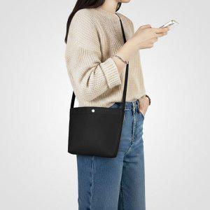 가방 크로스백 무지 에코백 가벼운 미니백 여성용 미니 백 캔버스 블랙