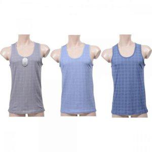 순면 민소매 터프가이 패턴 남성 셔츠 세트 스