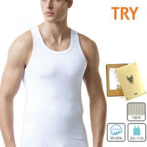 트라이 남성런닝 면100프로 1매 속옷 면런닝