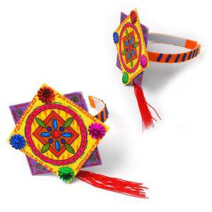 초등 어린이집단체 유치원미술 전통머리띠 유치원