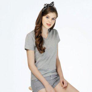 남녀공용 30수 국산 V넥 반팔티 브이넥 티셔