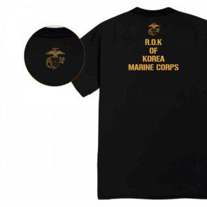 로카반팔티 반팔티 ROKA티 해병대 컬러 백프