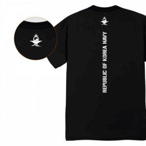 로카티 반팔티 밀리터리 반팔 백프린팅 해군 컬