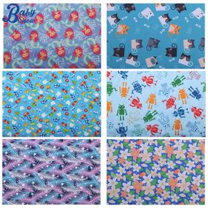 Babyshow 집에서 만든 아기 천 기저귀 DIY 패브릭 니트 방수 PUL 직물 여성 출산 패드 젖은 가방 소재 만들기위한