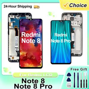 Xiaomi Redmi Note 8 Pro LCD M1906G7I M1906G7G 디스플레이 터치 스크린 Redmi Note 8 LCD M1908C3JI 디지타이저 부품 교체