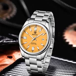 2021 BENYAR 스포츠 남성 기계식 손목 시계 스테인레스 스틸 자동 시계 남성용 브랜드 럭셔리 10Bar 방수 시계