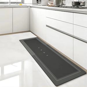 규조토 흡수성 방오 주방 바닥 매트 욕실 미끄럼 방지 러그 주방 스크럽 가능한 긴 카펫