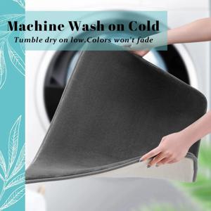 흡수성 바닥 매트 미끄럼 방지 목욕 매트 미끄럼 방지 산호 벨벳 욕실 바닥 매트 문 매트 홈 인테리어