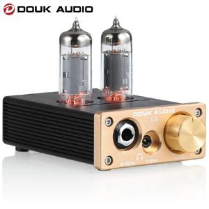 Douk Audio U10 HiFi 밸브 튜브 프리앰프, 스테레오 AUX 데스크탑 오디오 프리앰프, 헤드폰 앰프, 6.35mm, 3.5mm