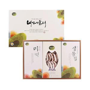 [바다소리] 종합9호 미역 표고버섯 곱창돌김 종합 가성비 명절 거래처 직원 선물세트