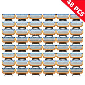 퓨전 5 세대 시리즈에 적합 남성용 정품 면도기 얼굴 털 면도 제거 안전 마눌 면도기 교체 블레이드